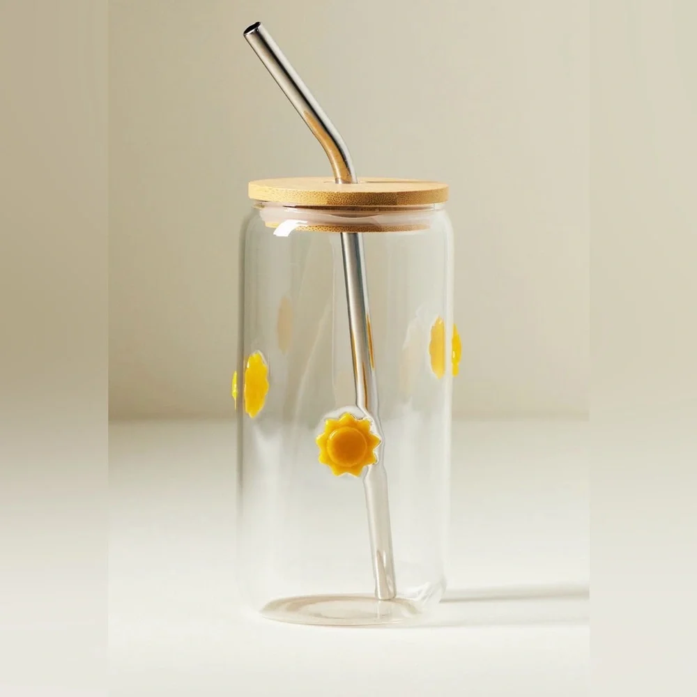 Anthropologie The Icon Juice Glass Tumbler with Lid, NWT - Picture 2 of 2